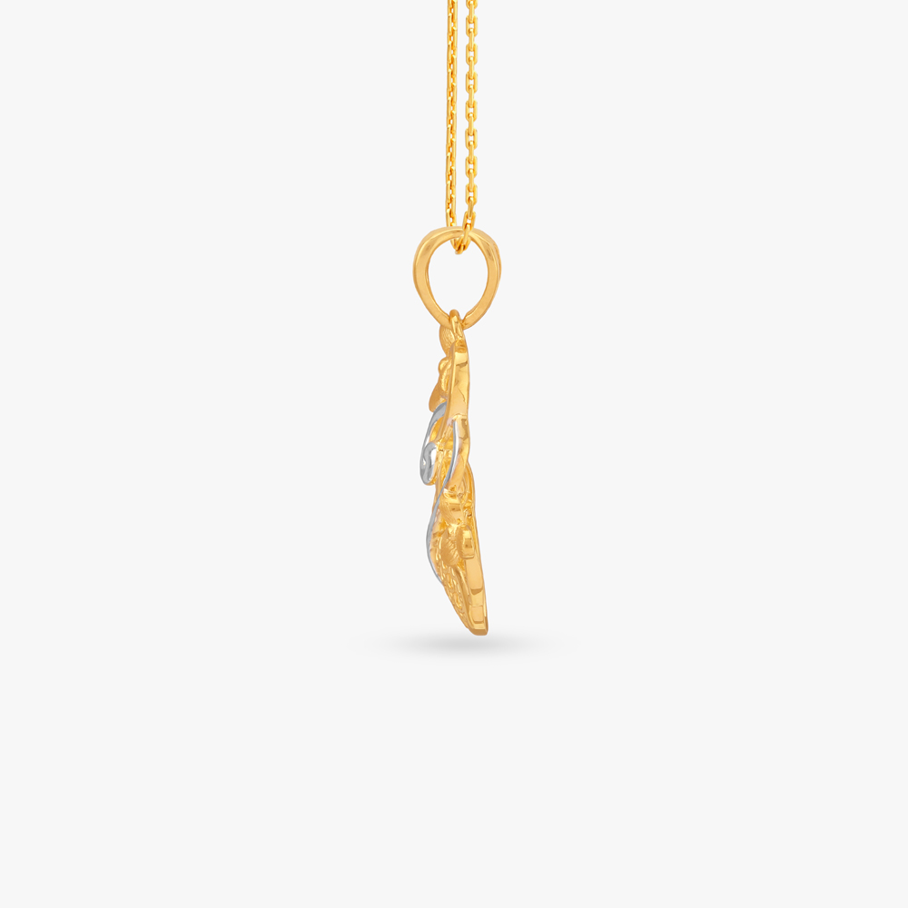 

Whispering Vines Gold Pendant