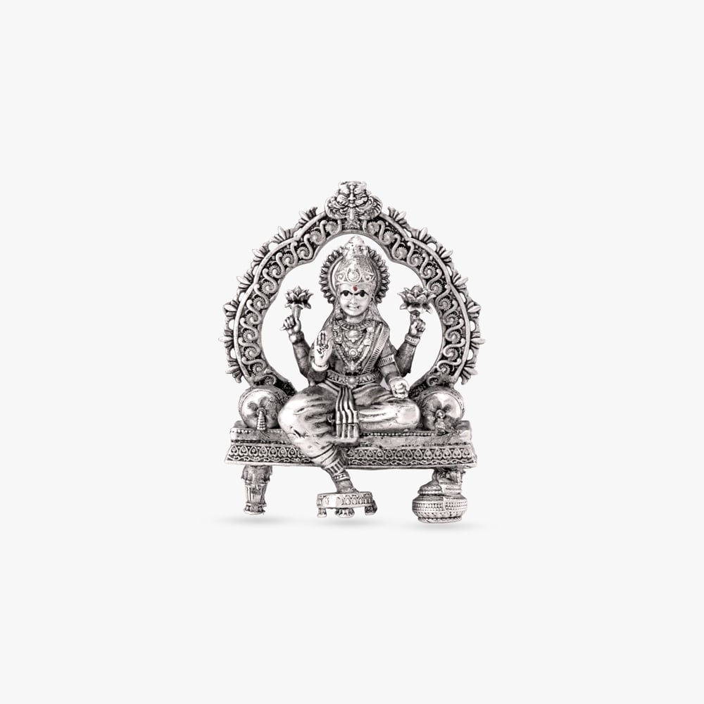 

Mahalakshmi Splendour Silver Idol