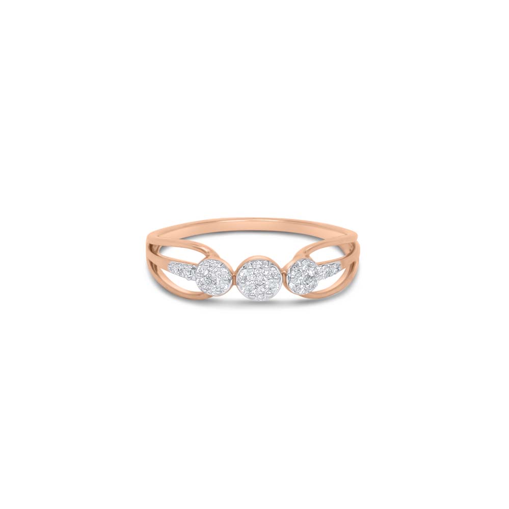 14 KT Rose Gold Enticing Diamond Ring,,hi-res image number null