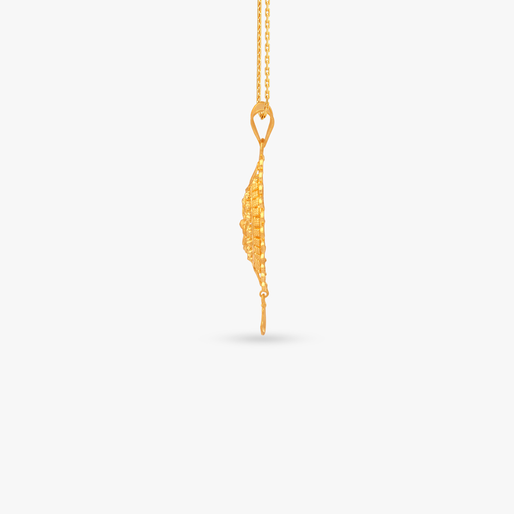 Timeless Bloom Gold Pendant,,hi-res image number null