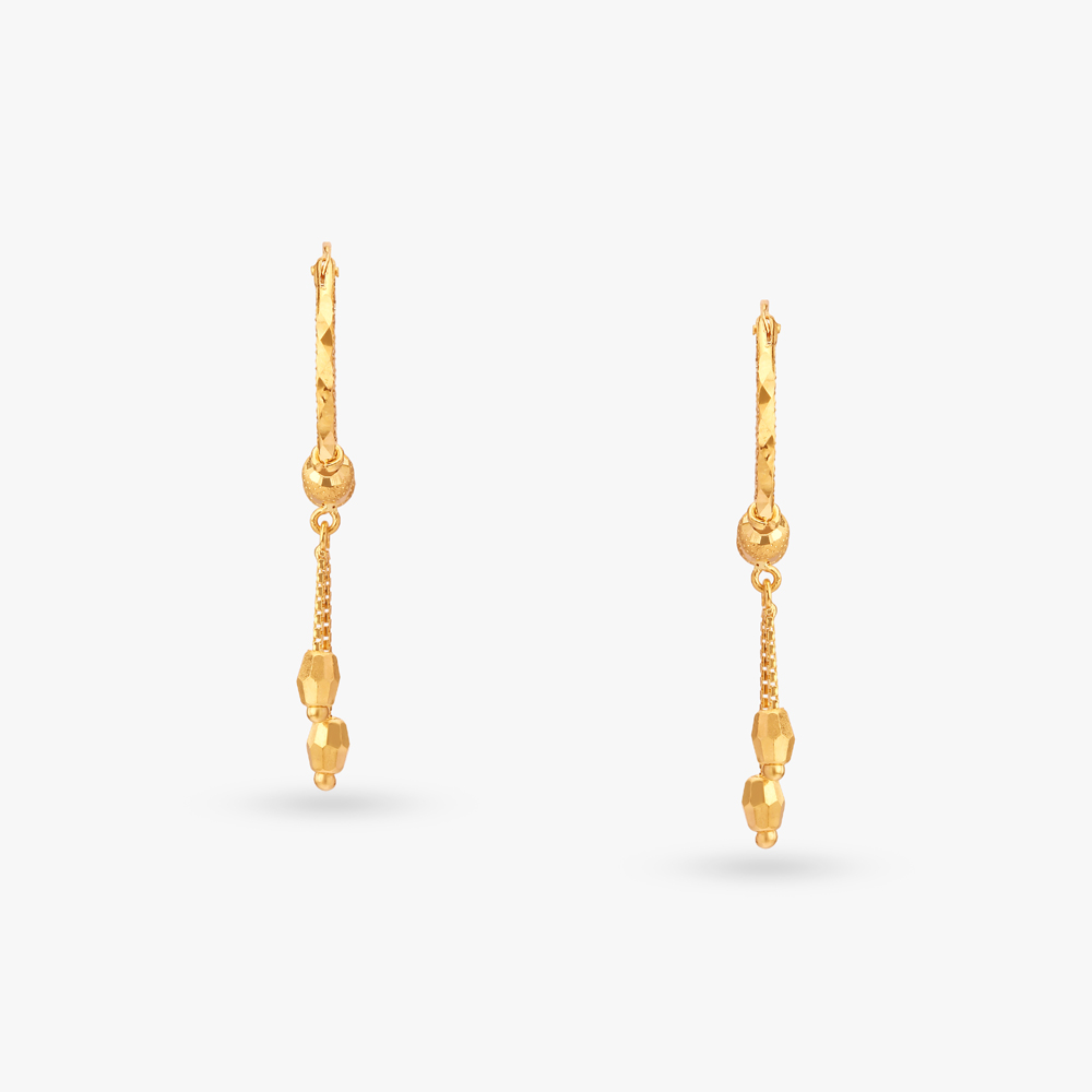 Elegant Gold Hoop Earrings,,hi-res image number null