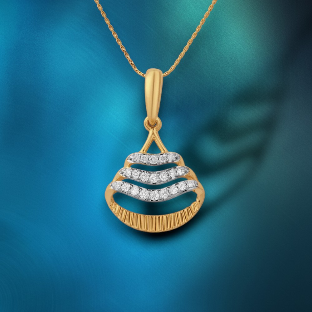 Lumen Tide Diamond Pendant,,hi-res image number null