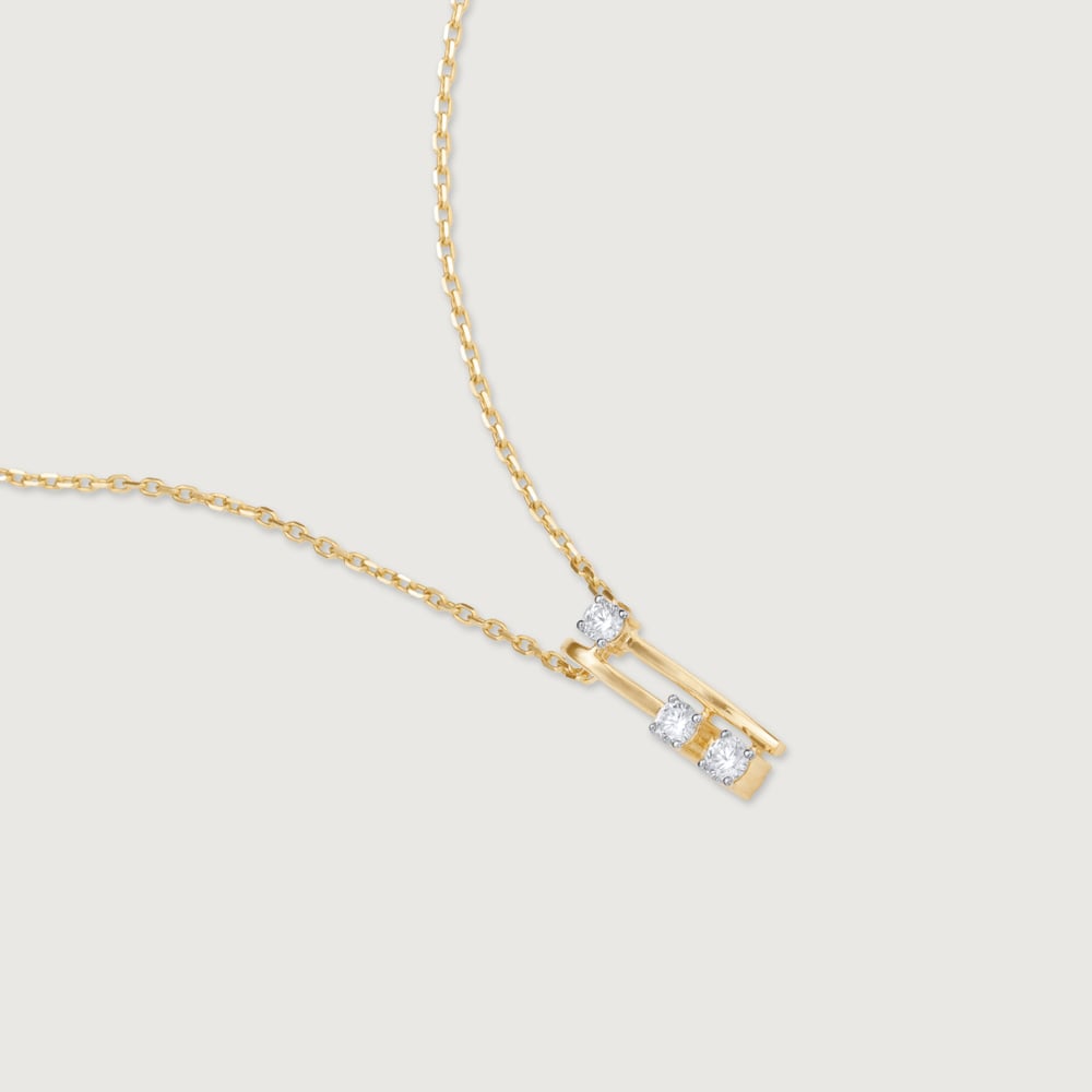Chic Ladder Diamond Pendant,,hi-res image number null