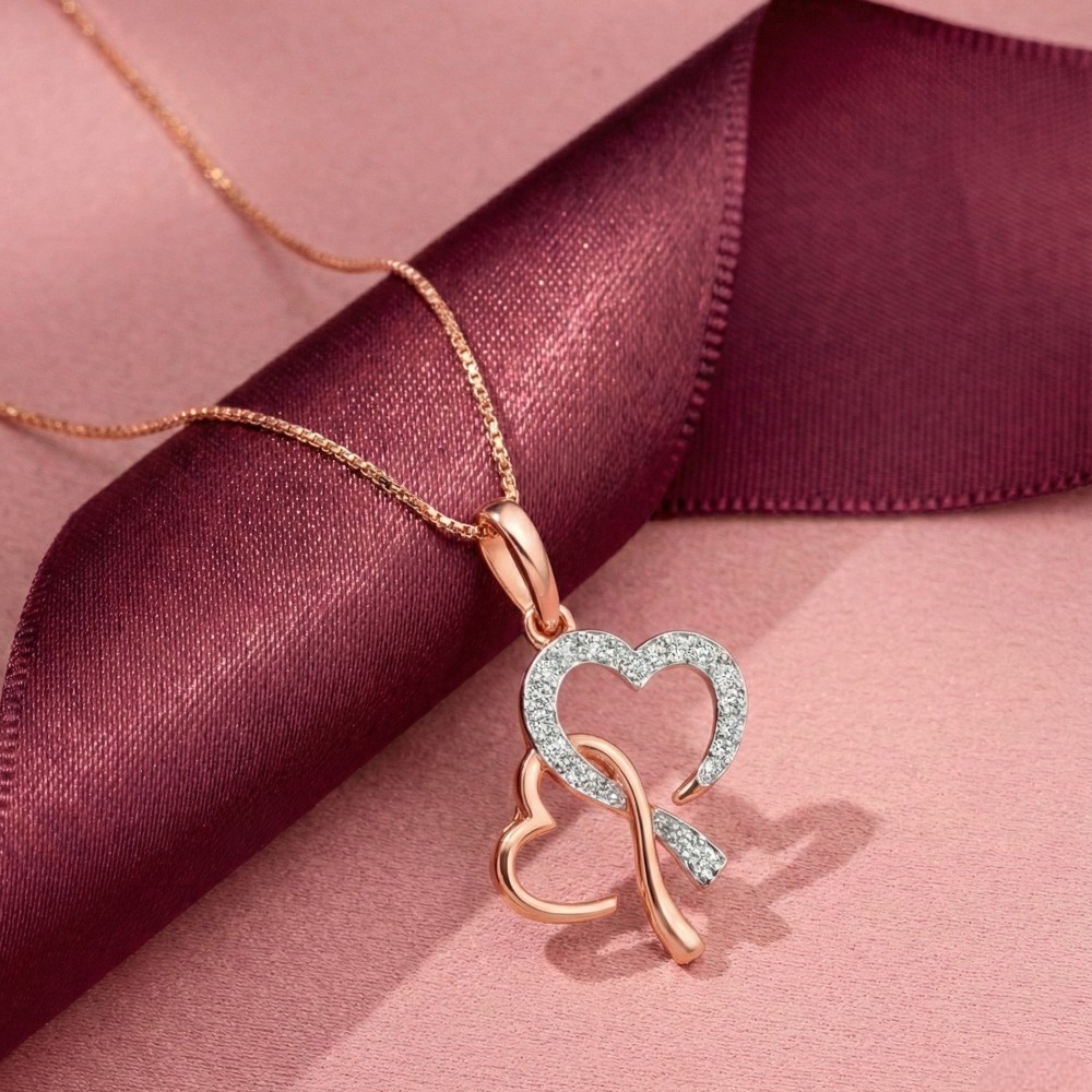 

Heart Drift Diamond Pendant