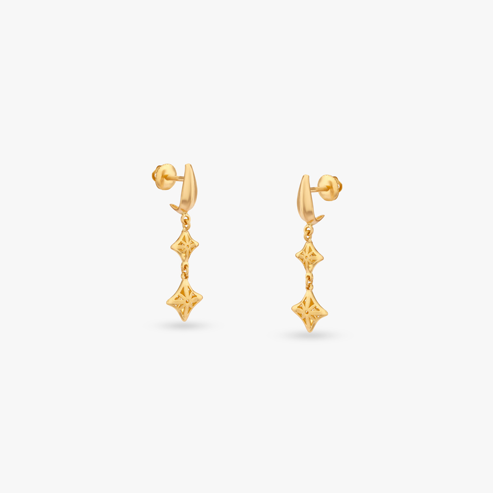 Celestial Grid Gold Necklace Set,,hi-res image number null