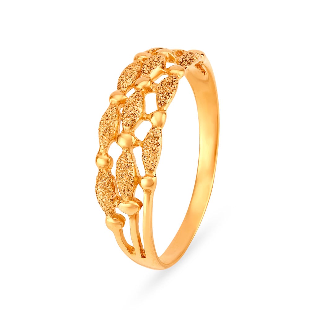 Elegant Gold Finger Ring,,hi-res image number null