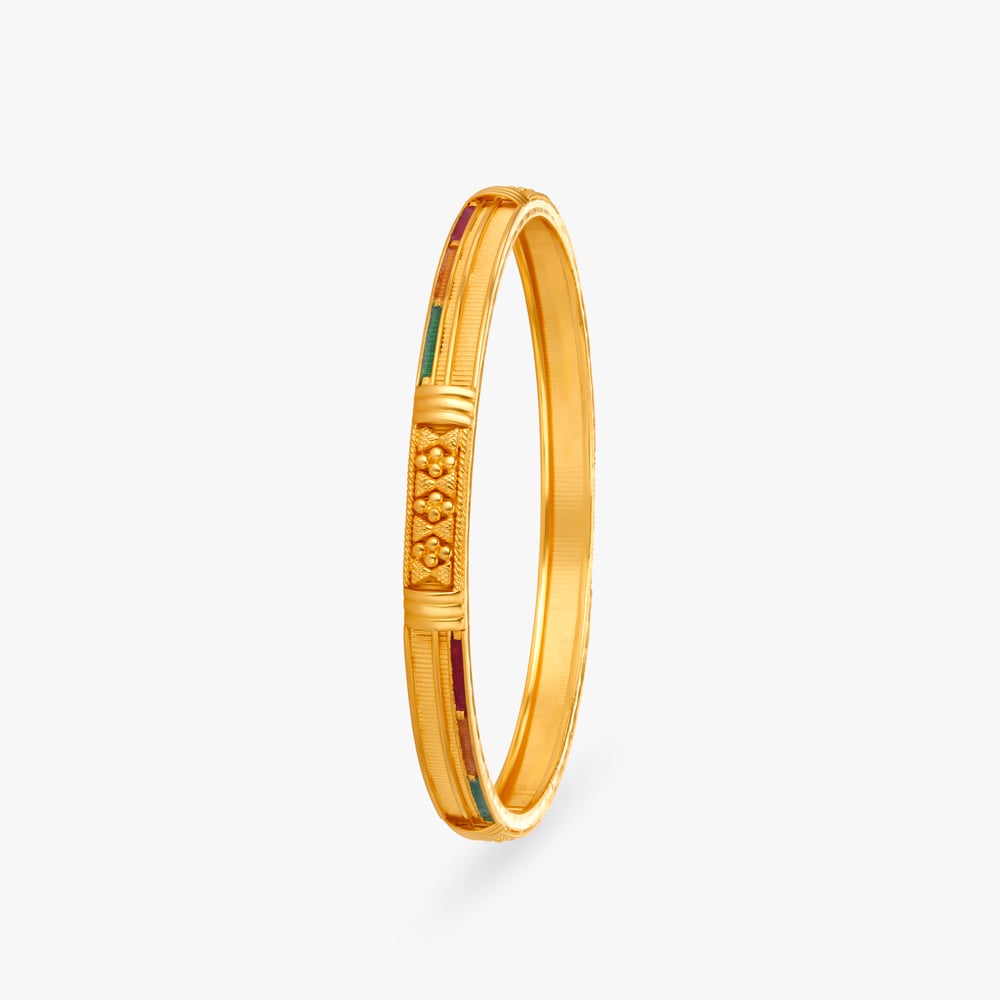Charming Enamel Bangle,,hi-res image number null