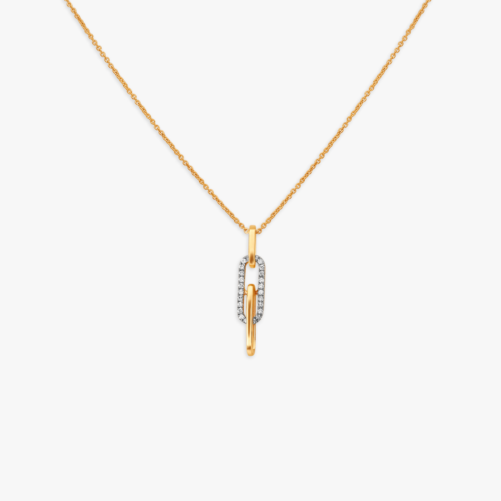 Three Brilliant Hearts Diamond Pendant with Chain,,hi-res image number null