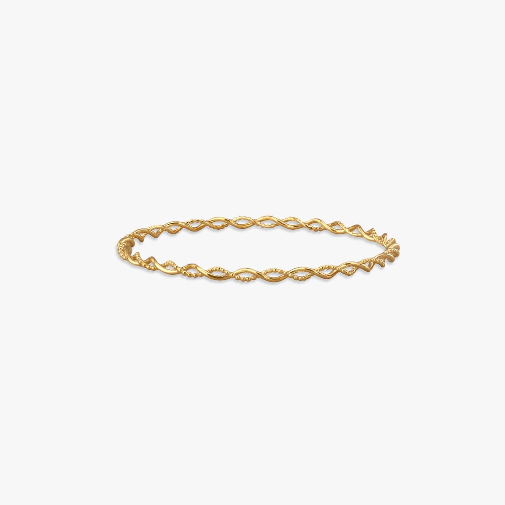 

Spiral Filigree Gold Bangle