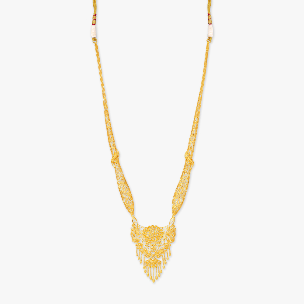 Jhaalar Arch Gold Necklace Set,,hi-res image number null