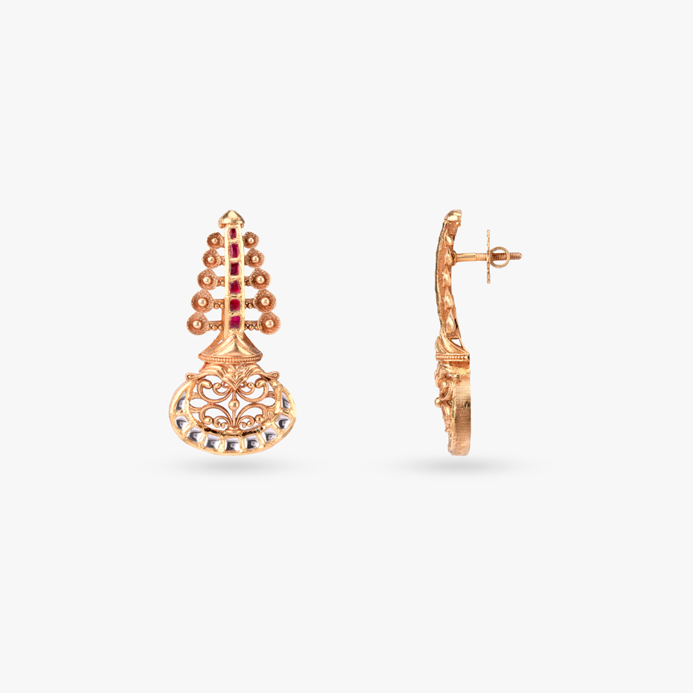 Rhythmic Radiance Gold Necklace set,,hi-res image number null