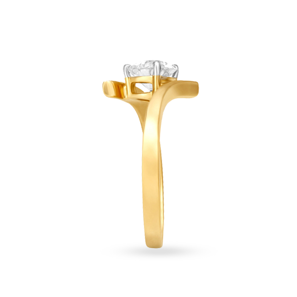 Elegant Slender Solitaire Ring,,hi-res image number null