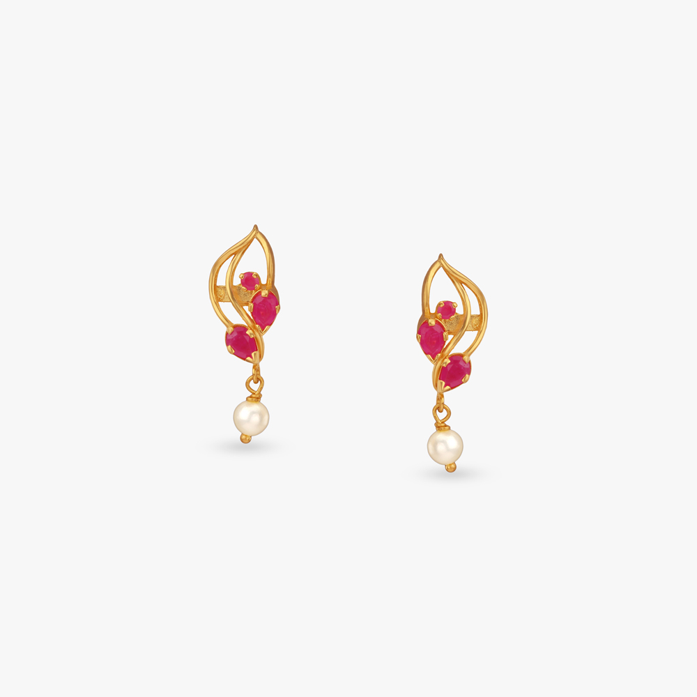Eternal Grace Gold Drop Earrings,,hi-res image number null