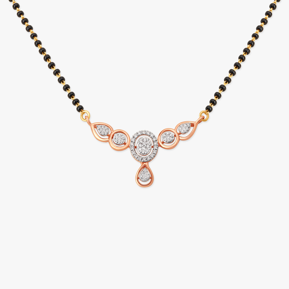 

Sparkling Commitment Diamond Mangalsutra
