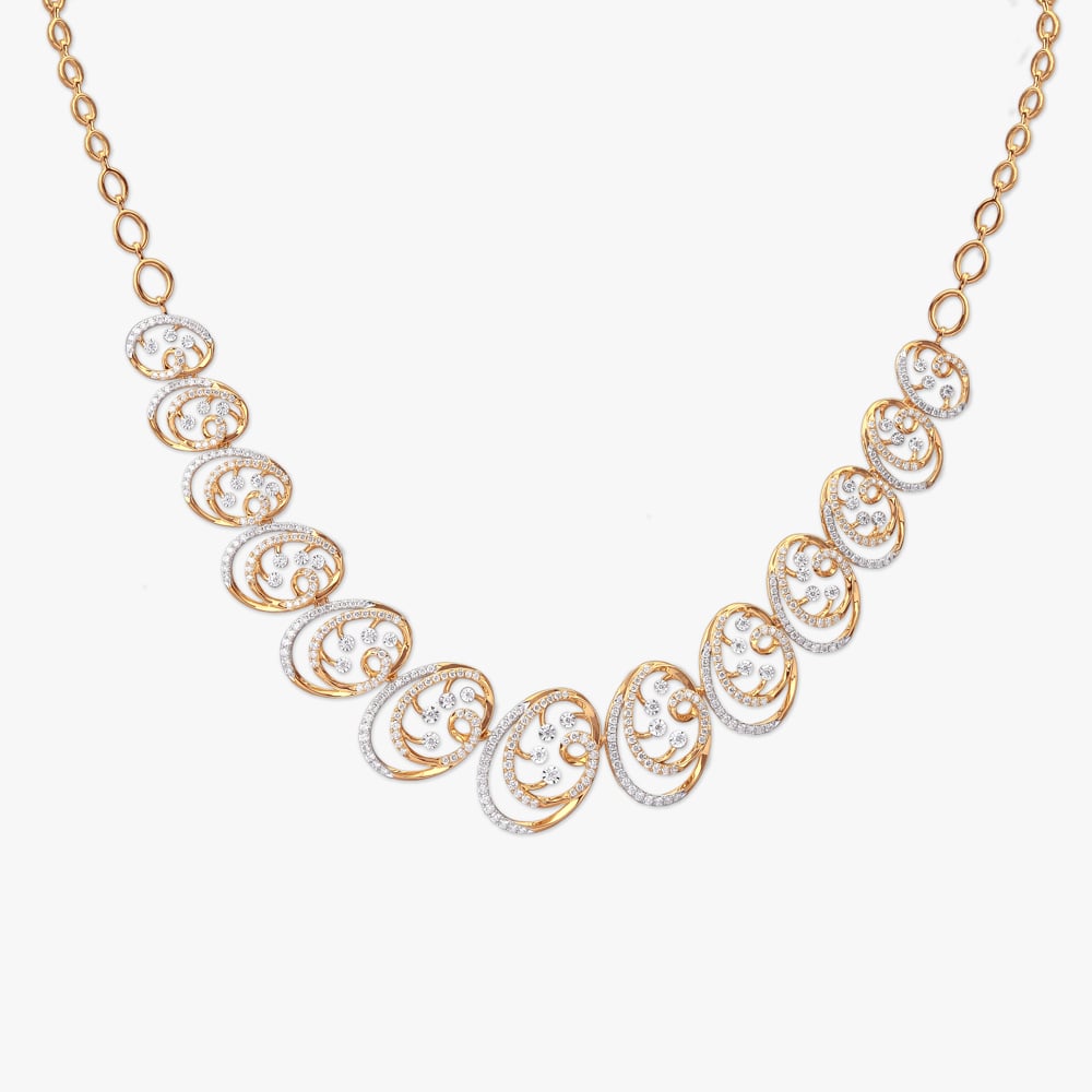 Shining Glory Diamond Necklace Set,,hi-res image number null