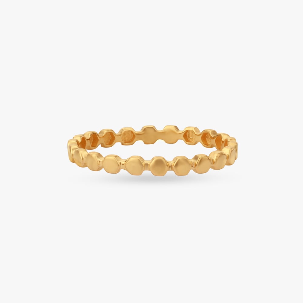 Pebble Trail Gold Ring,,hi-res image number null