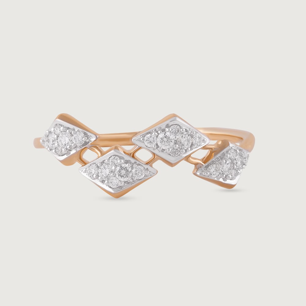 Disco Beat Gold & Diamond Finger Ring,,hi-res image number null