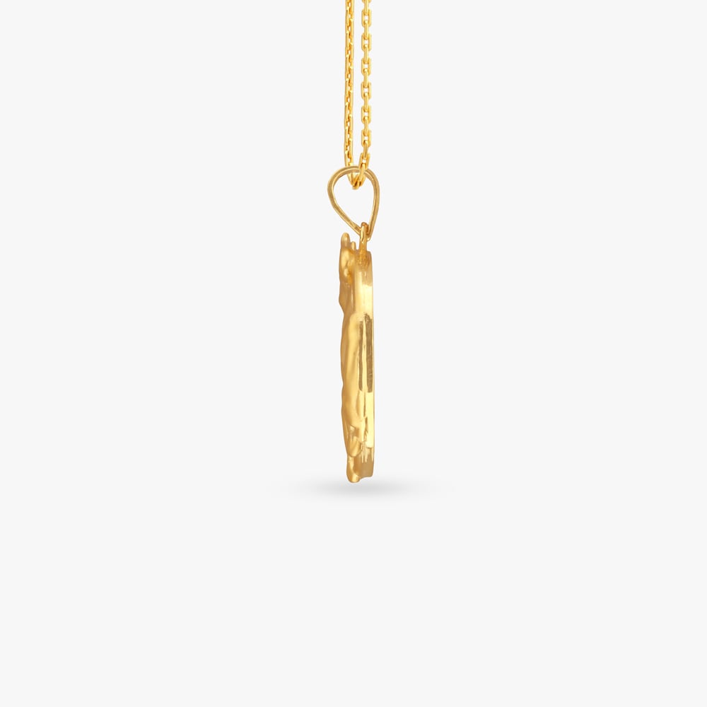 

Taurus Zodiac Gold Pendant