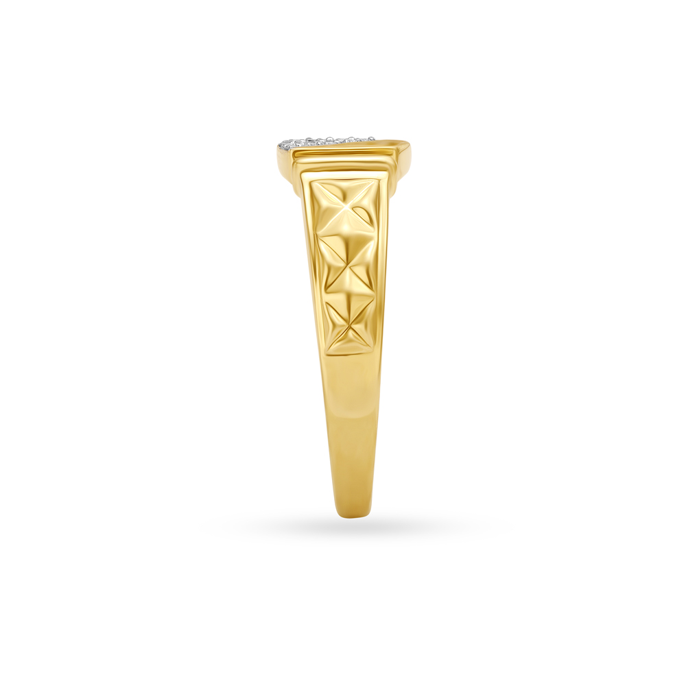 Marvellous Masculine Diamond Finger Ring for Men,,hi-res image number null