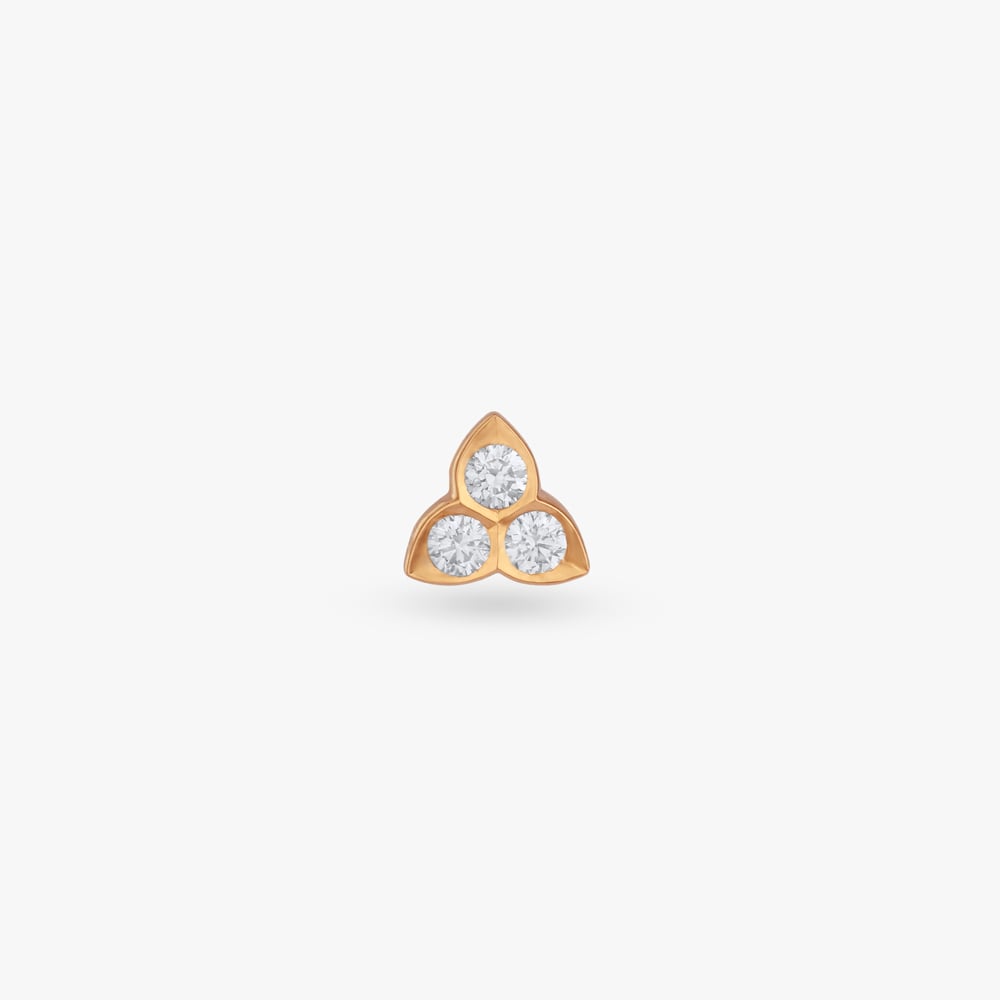Triad Shine Diamond Nose Pin,,hi-res image number null