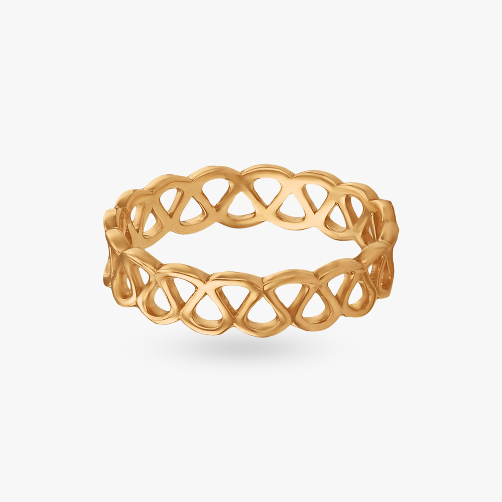 Loop Weave Gold Ring,,hi-res image number null