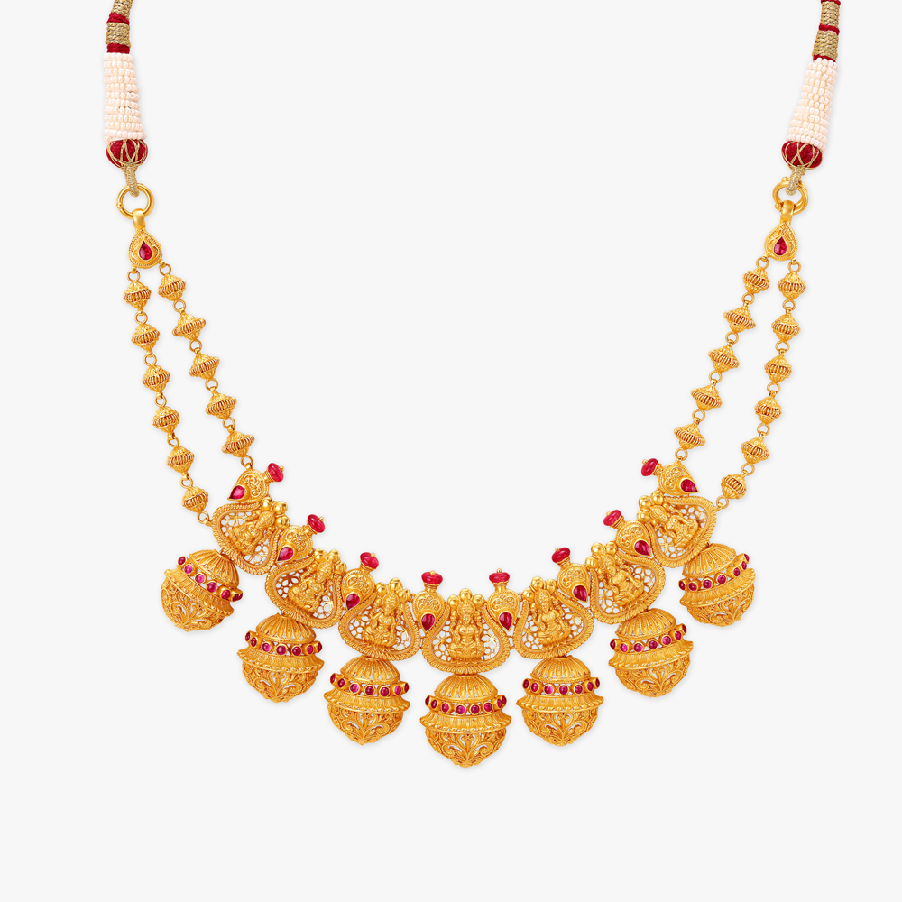 Opulent Nakashi Gold Necklace Set,,hi-res image number null