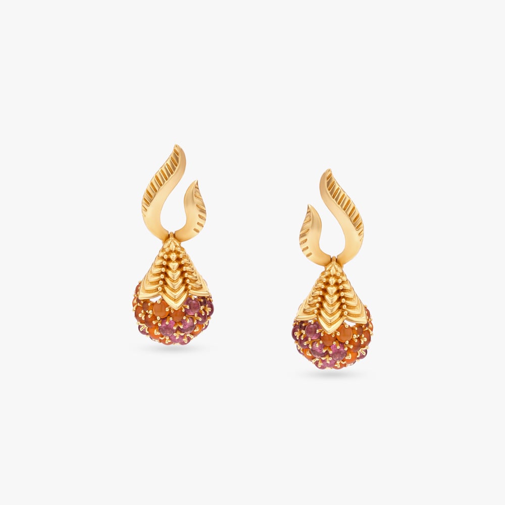 Vineyard Glow Gold Pendant and Earrings Set,,hi-res image number null