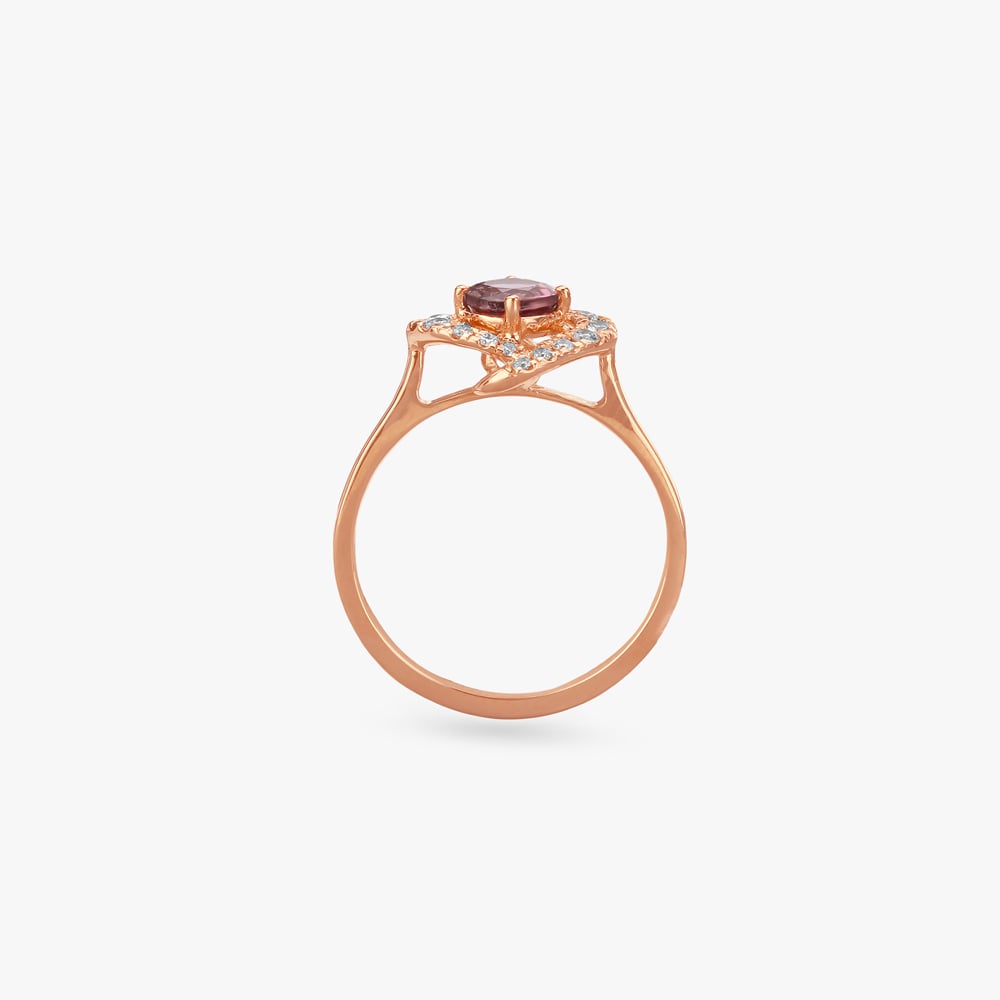 Enchanted Rose Diamond Finger Ring,,hi-res image number null
