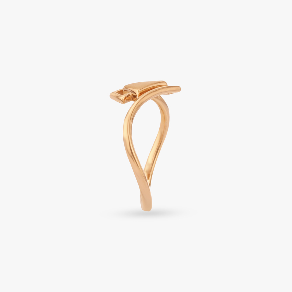 Sculpted Path gold Ring,,hi-res image number null