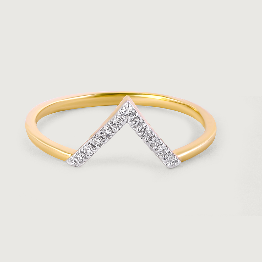 Stackable Lippan Art Gold & Diamond Ring,,hi-res image number null