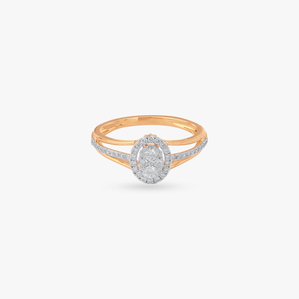 Oval Halo Diamond Ring,,hi-res image number null