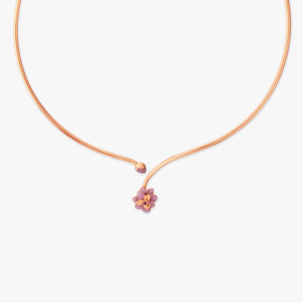 Roselight Lotus Gold Necklace,,hi-res image number null