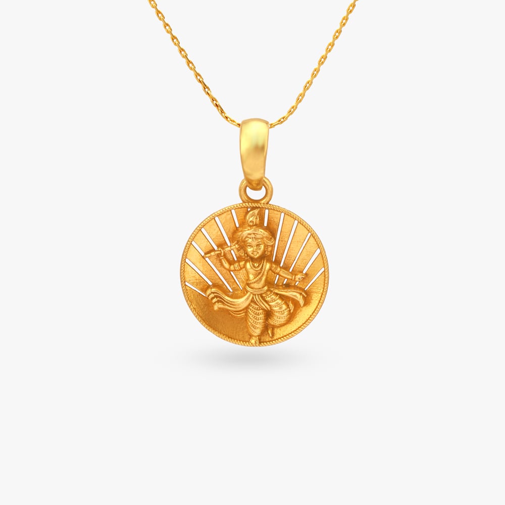 

Shri Krishna Gold Pendant