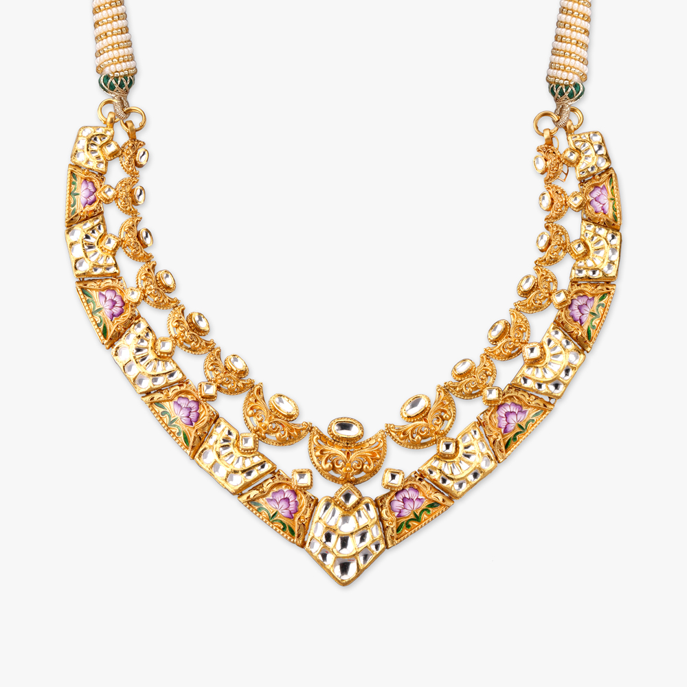 Regal Allure Gold Necklace Set,,hi-res image number null
