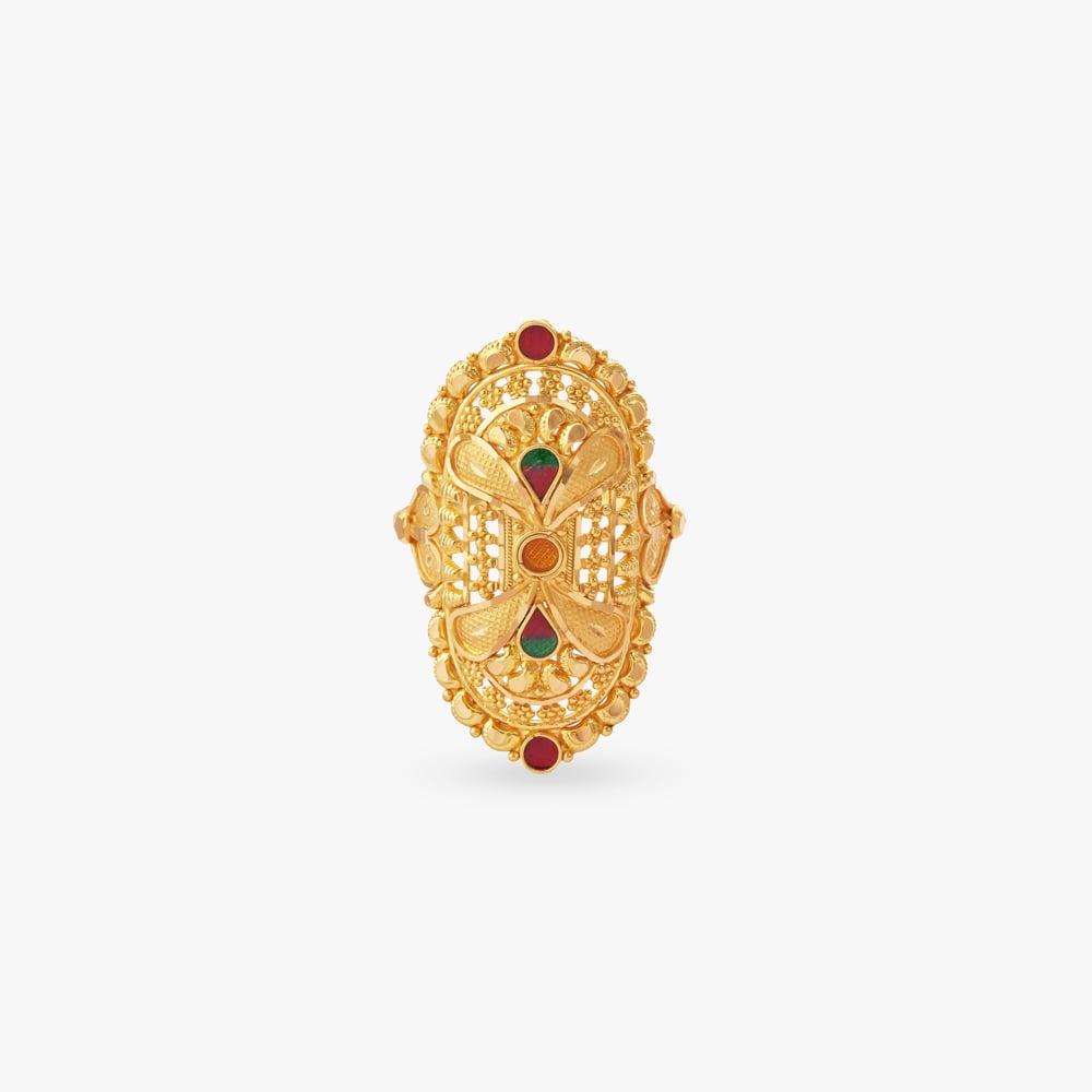 

Majestic Opulence Gold Ring