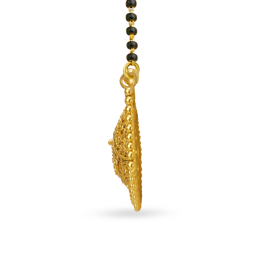 Surreal Gold Mangalsutra Pendant,,hi-res image number null