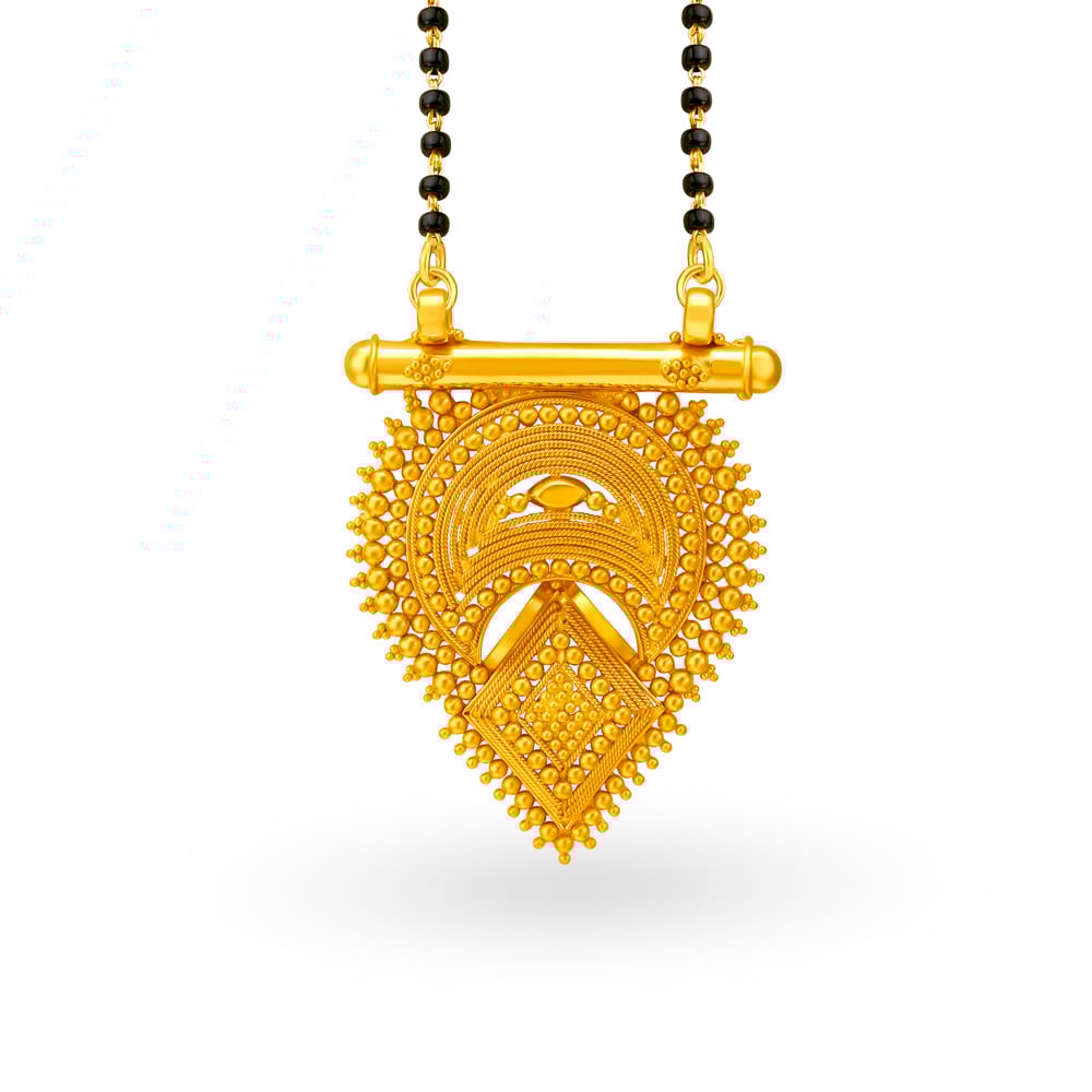 

Ornate Gold Mangalsutra Pendant