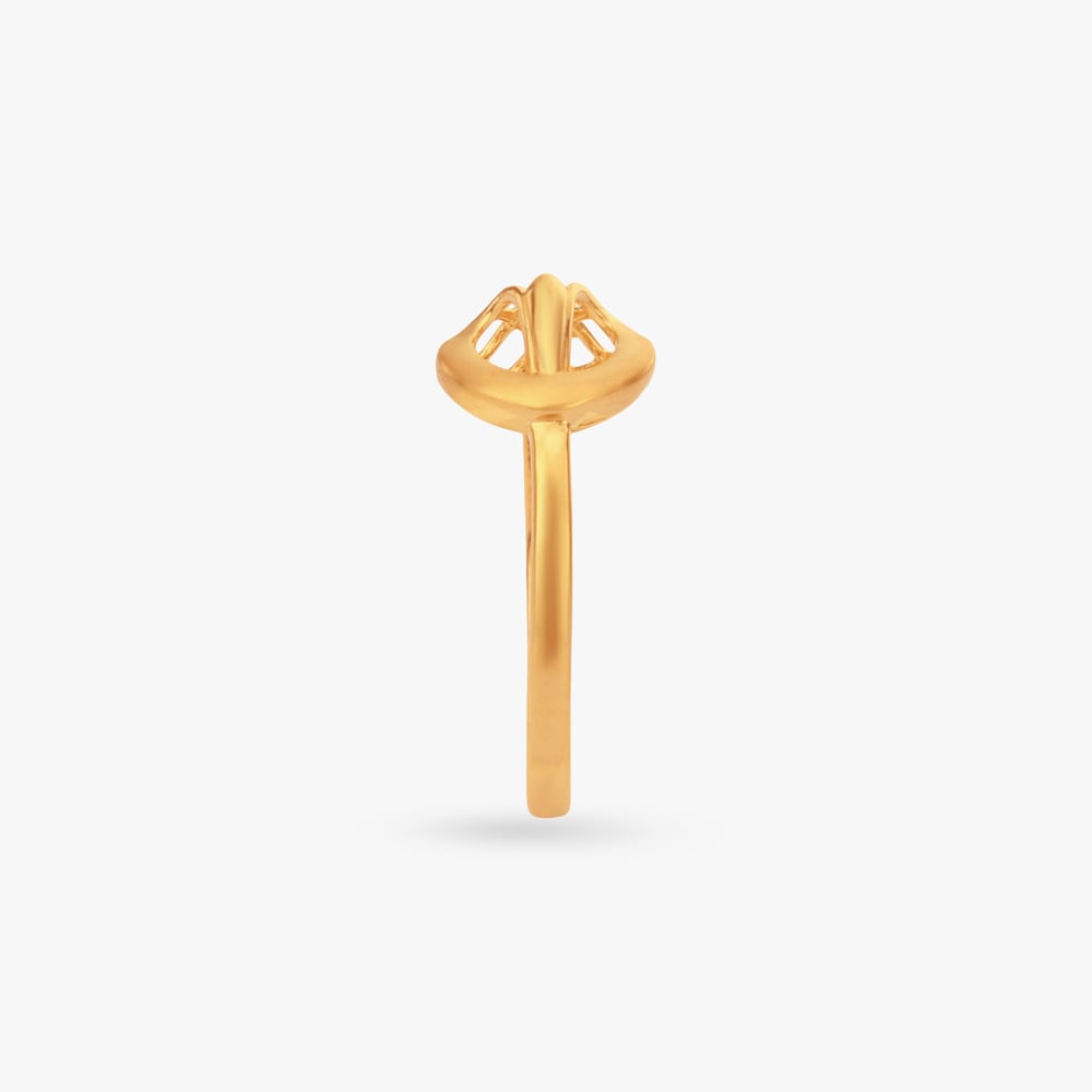 Frame Curve Gold Ring,,hi-res image number null