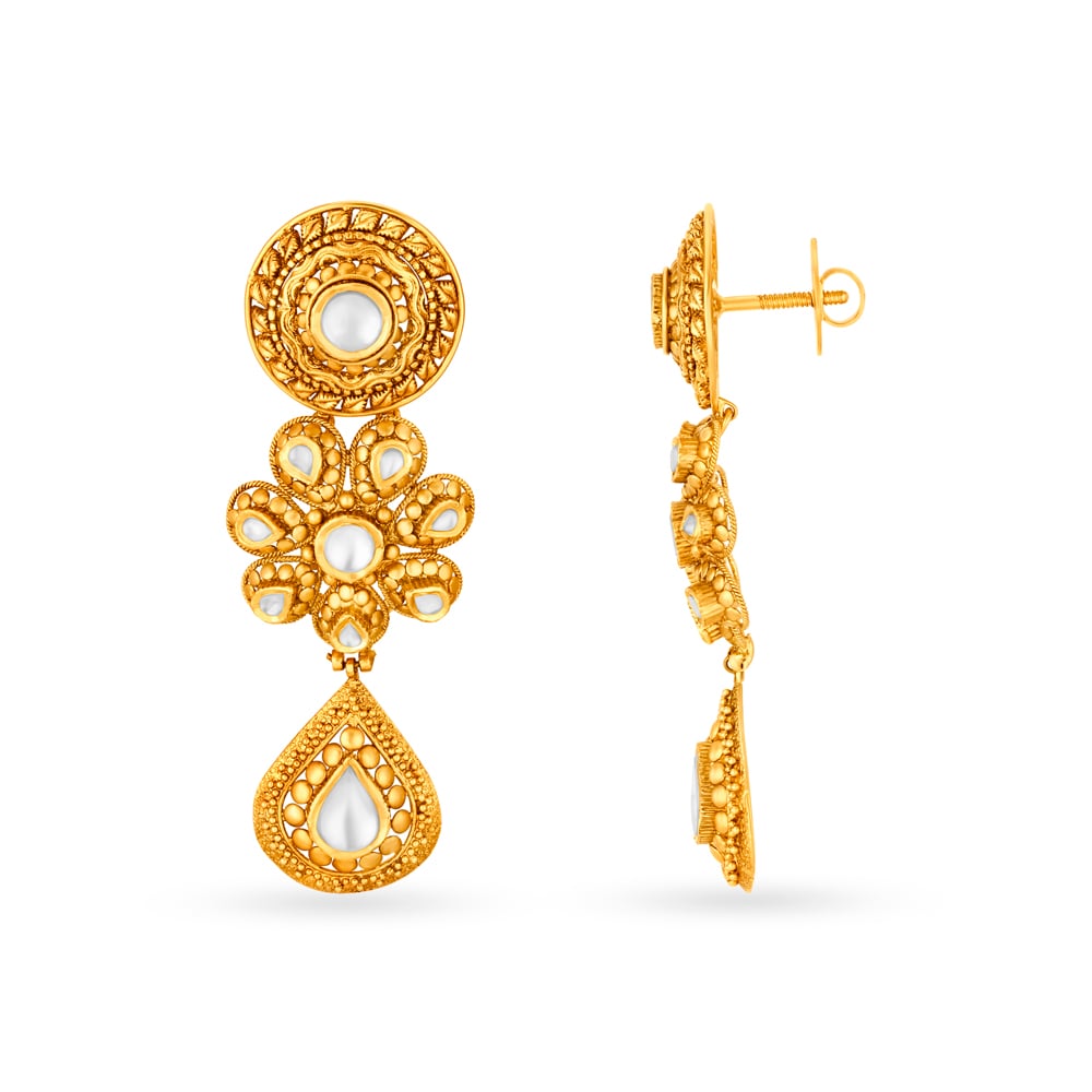 Elaborate Floral Necklace Set,,hi-res image number null