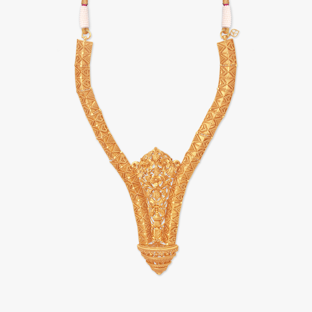 Sanctum of Petals Gold Necklace Set,,hi-res image number null