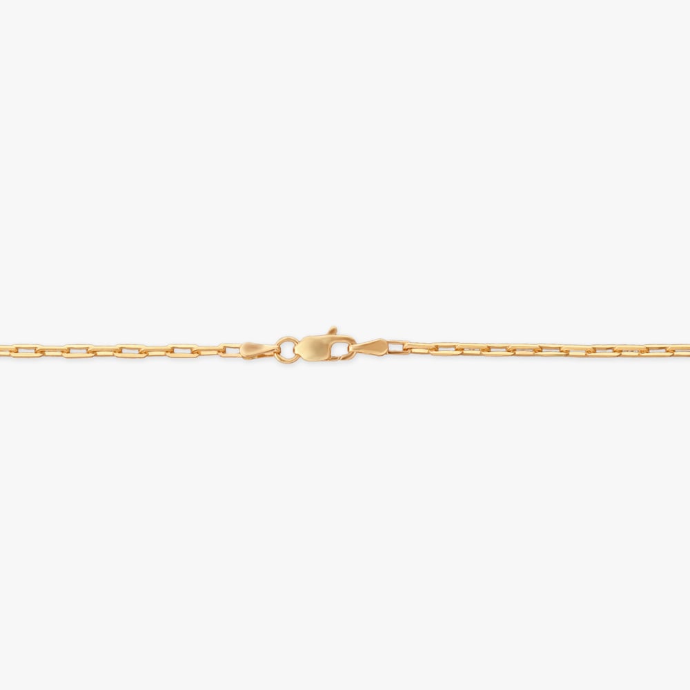 Mens 22 Karat Yellow Gold Minimal Chain,,hi-res image number null