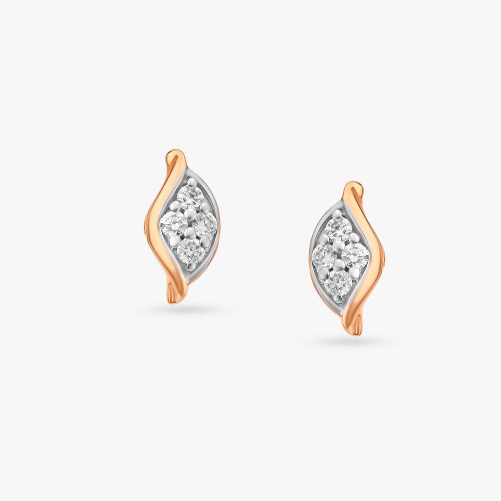 Radiating Elegance Diamond Stud Earrings,,hi-res image number null