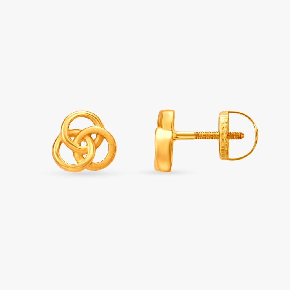Entwined Circles Pendant with Earrings Set,,hi-res image number null
