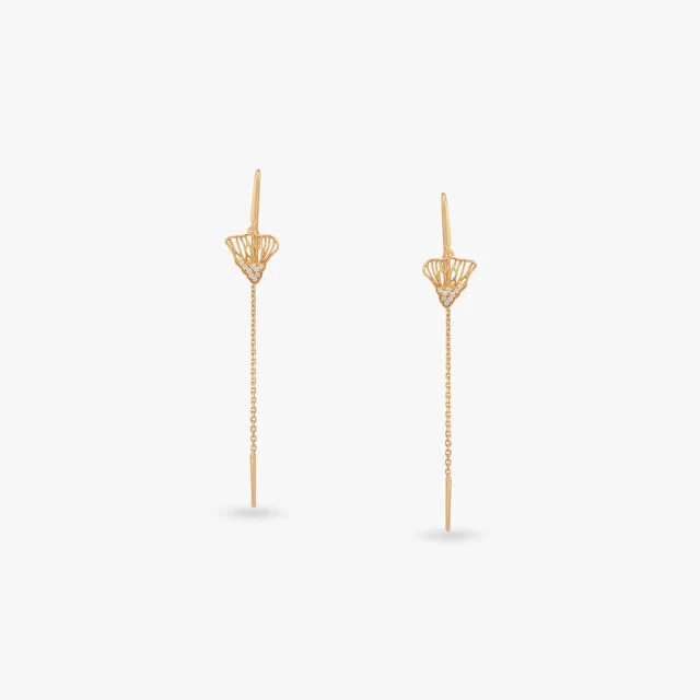 Sunbeam Cascade Diamond Drop Earrings,,hi-res image number null