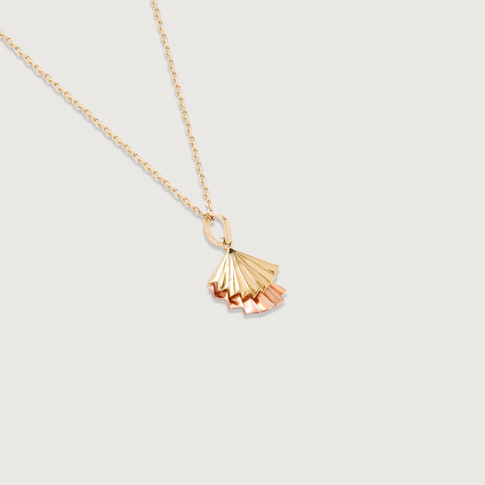 Twilight Shell Gold Pendant,,hi-res image number null