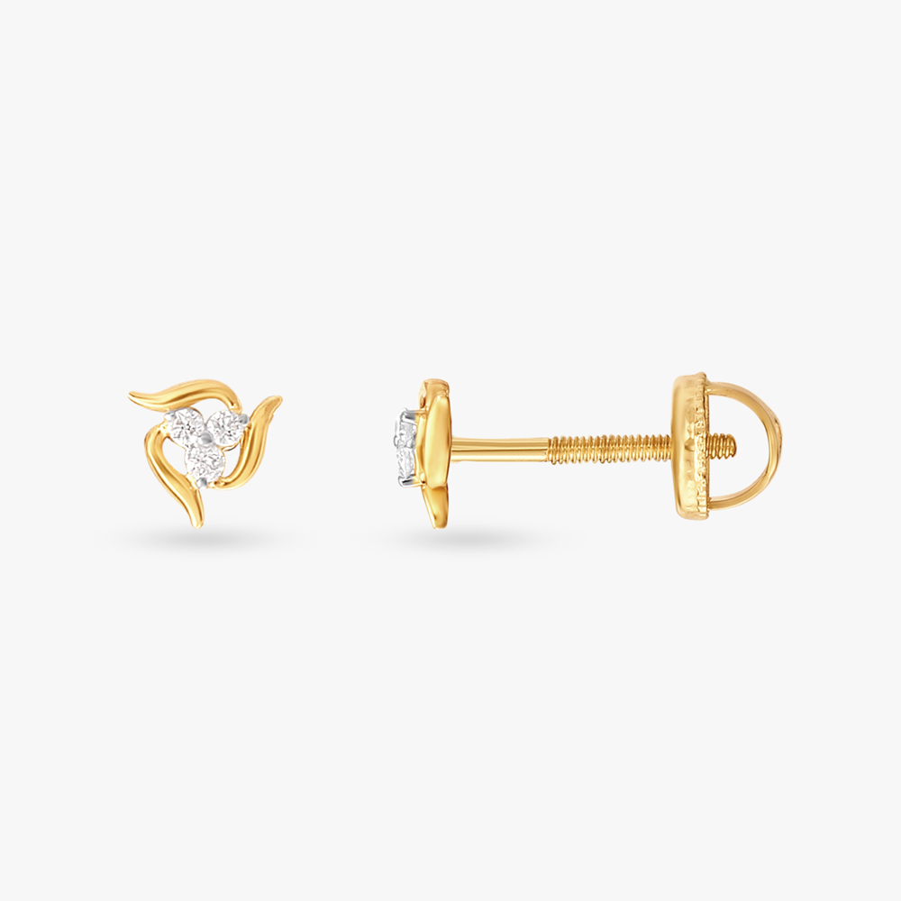 Dazzling Triangle Diamond Stud Earrings,,hi-res image number null