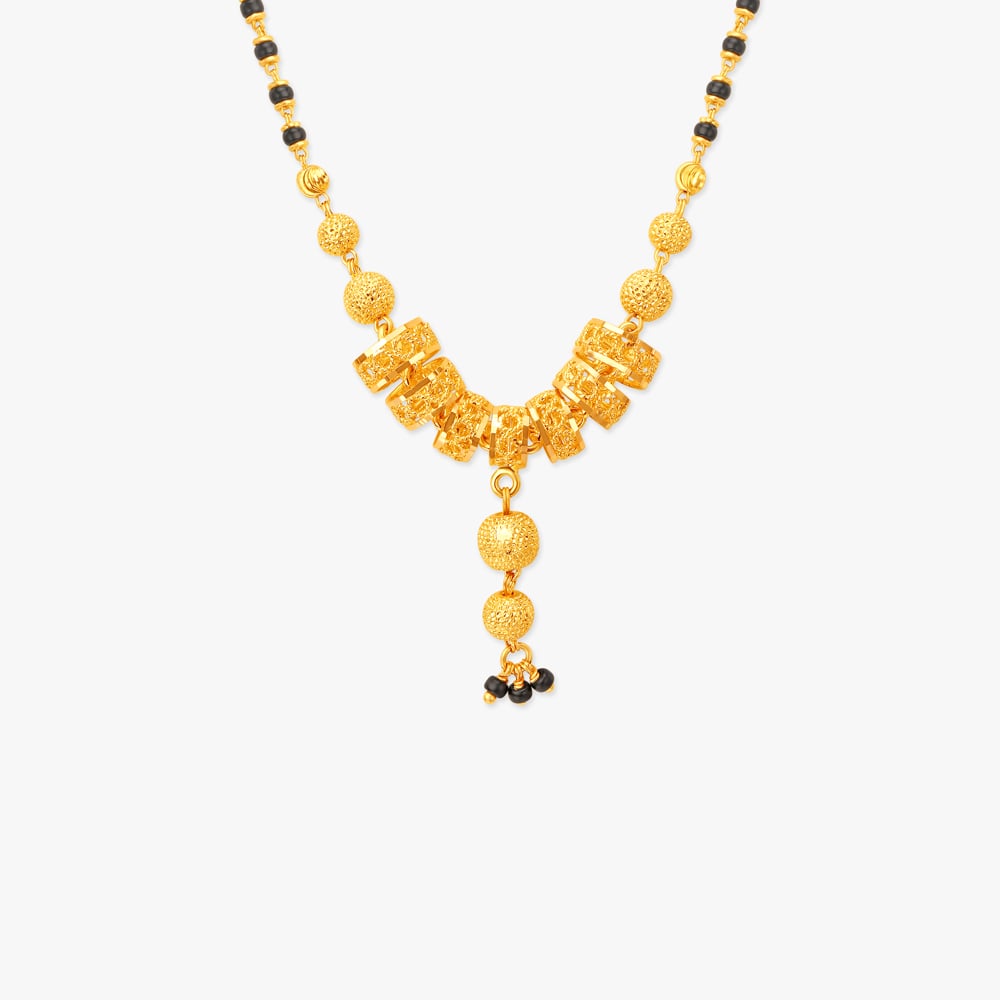 

Ornate Carved Mangalsutra