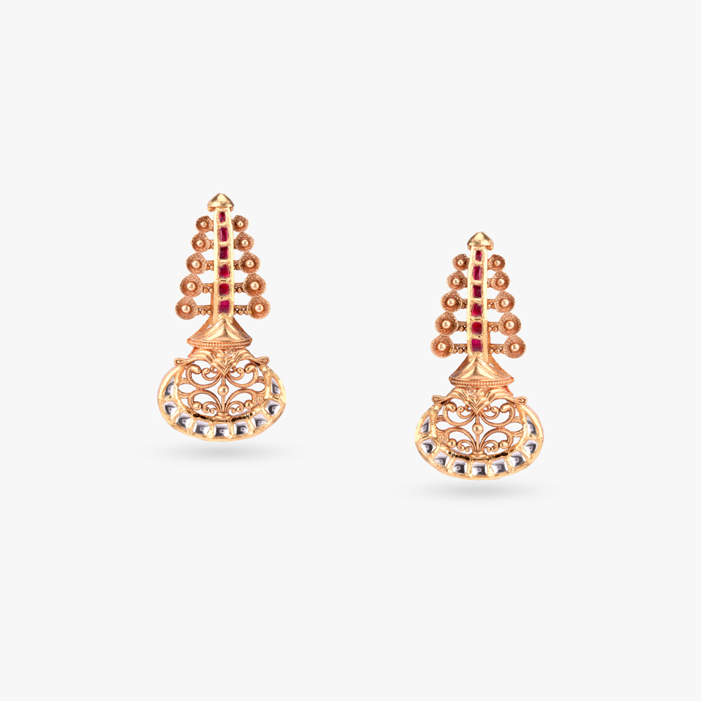Rhythmic Radiance Gold Necklace set,,hi-res image number null