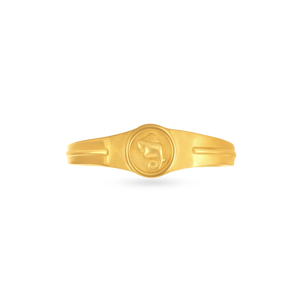 Exquisite Engraved Gold Ring,,hi-res image number null