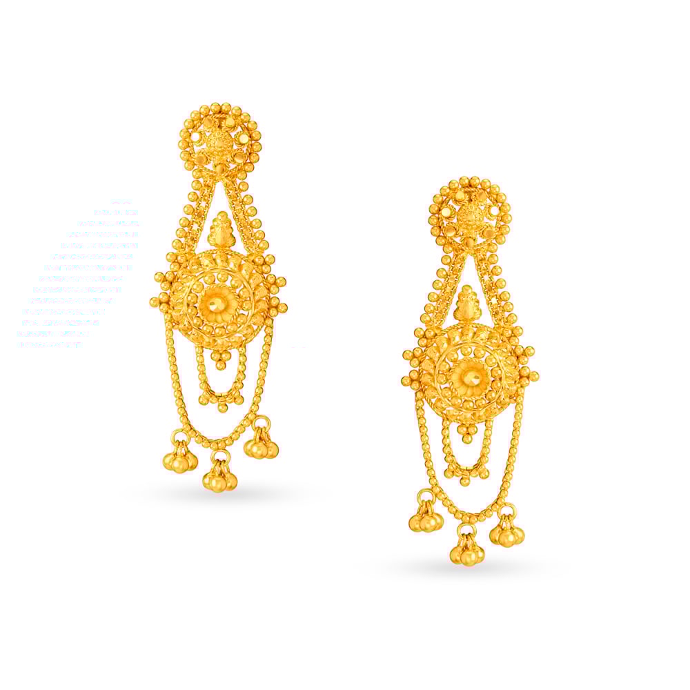 Exquisite Tiered Gold Rani Haar for the Marathi Bride,,hi-res image number null